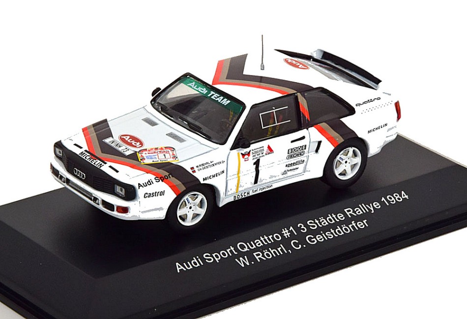 Modellino Auto Scala Cmr Audi Quattro Sport Stadte Rally