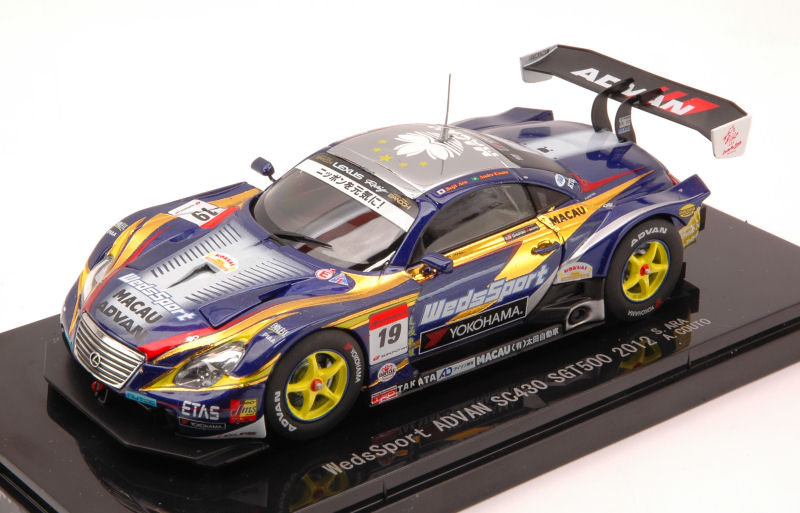 Modellino auto Ebbro diecast LEXUS SC430 SUPER GT500 ARA COUTO scala 1 43 Arcadia Modellismo