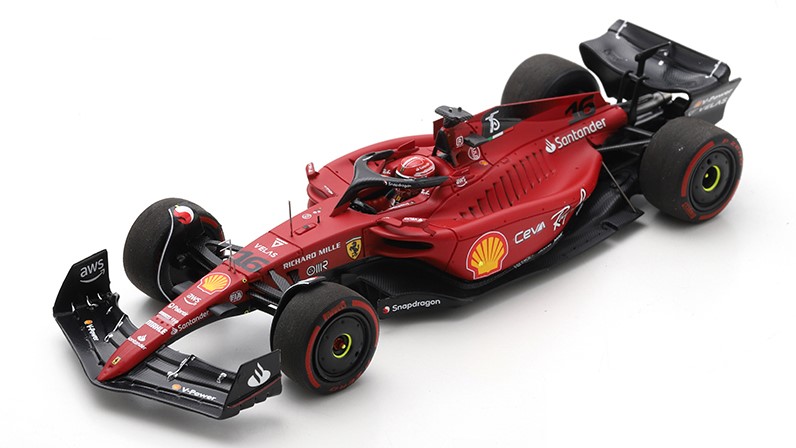 Modellino auto formula 1 F1 scala 1:43 Looksmart FERRARI F1-75 N.16 WINNER  BAHRAIN 2022 C.LECLERC modellismo statico collezione