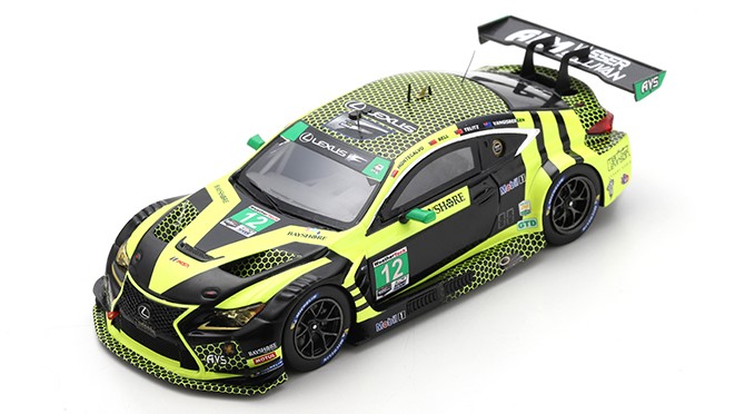 Modellino auto scala 1 43 Spark Model LEXUS RC F GT3 N.12 24 H DAYTONA 2020 BELL TELITZ MONTECALVO GISBER. racing modellismo statico