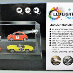 teca box vetrina con led espositore per modellini auto scala 1:24